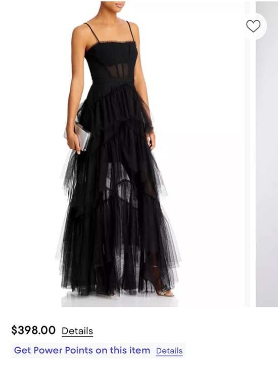 BCBGMaxAzria Dresses & Skirts - BCBGMaxAzria Black Tiered Tulle Maxi Dress